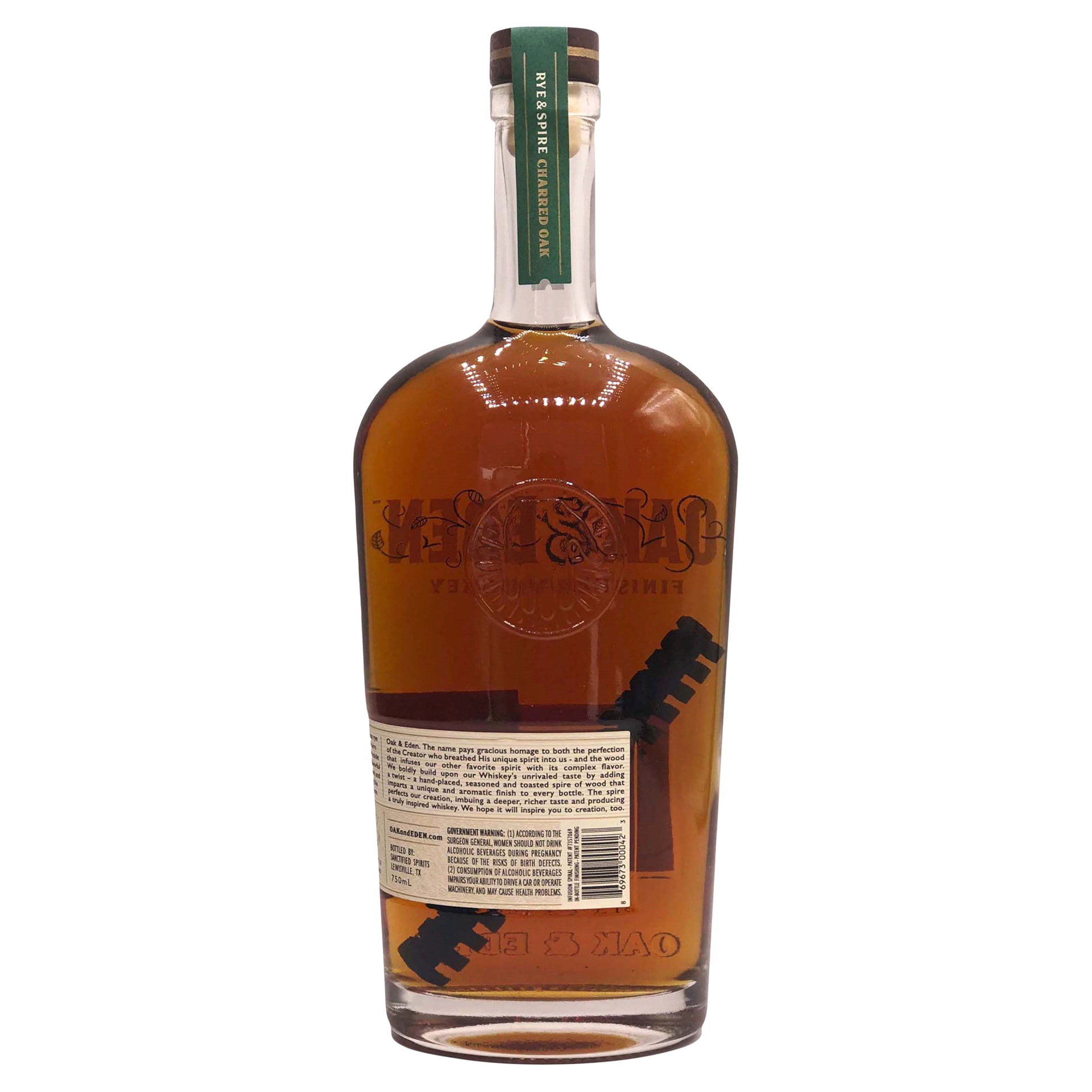 slide 5 of 5, Oak & Eden Rye & Spire Whiskey, 750 ml