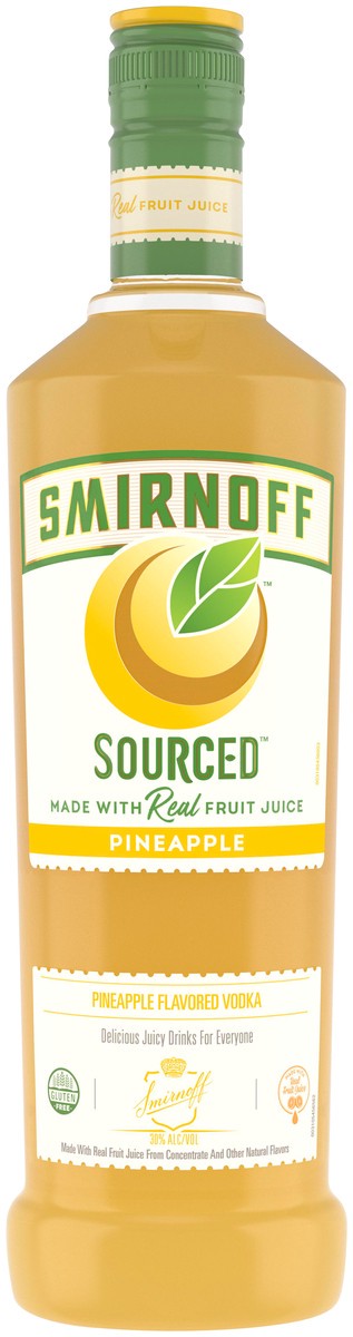 slide 1 of 10, Smirnoff Sourced Pineapple Vodka, 750 ml