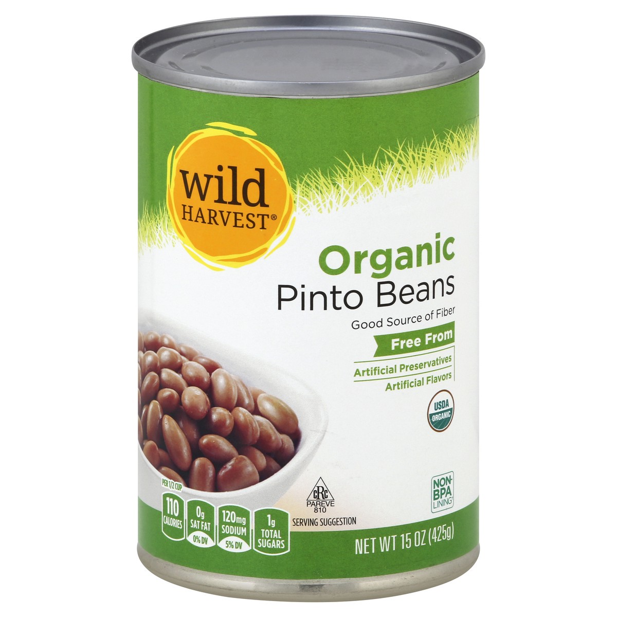 slide 7 of 8, Wild Harvest Organic Pinto Beans, 15 oz