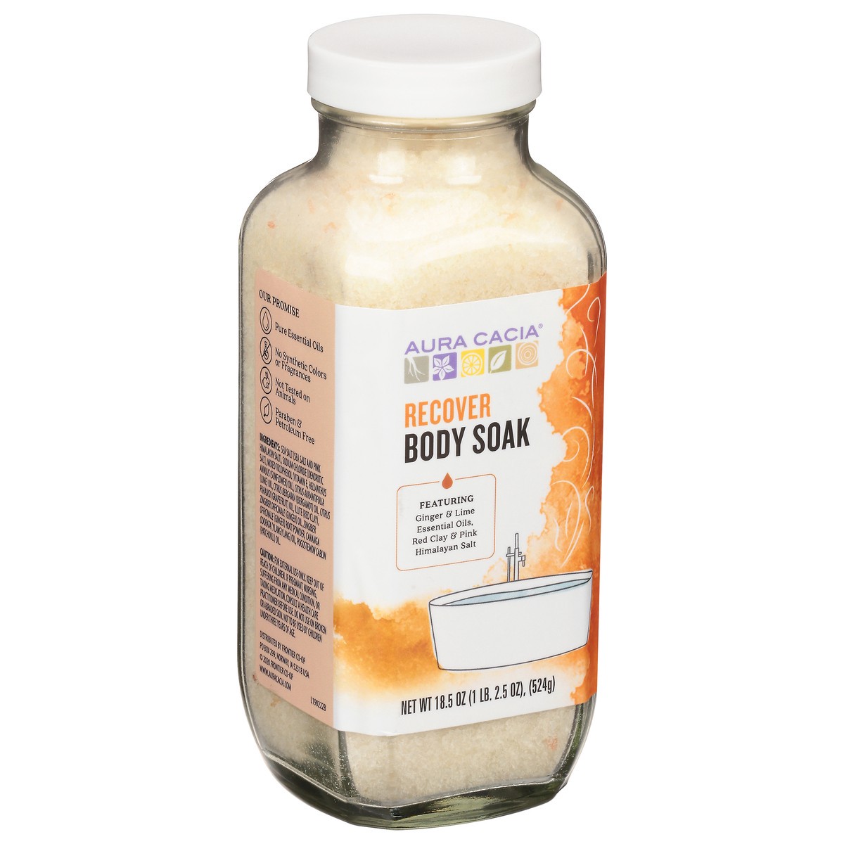 slide 2 of 9, Aura Cacia Recover Body Soak 18.5 oz, 18.5 oz