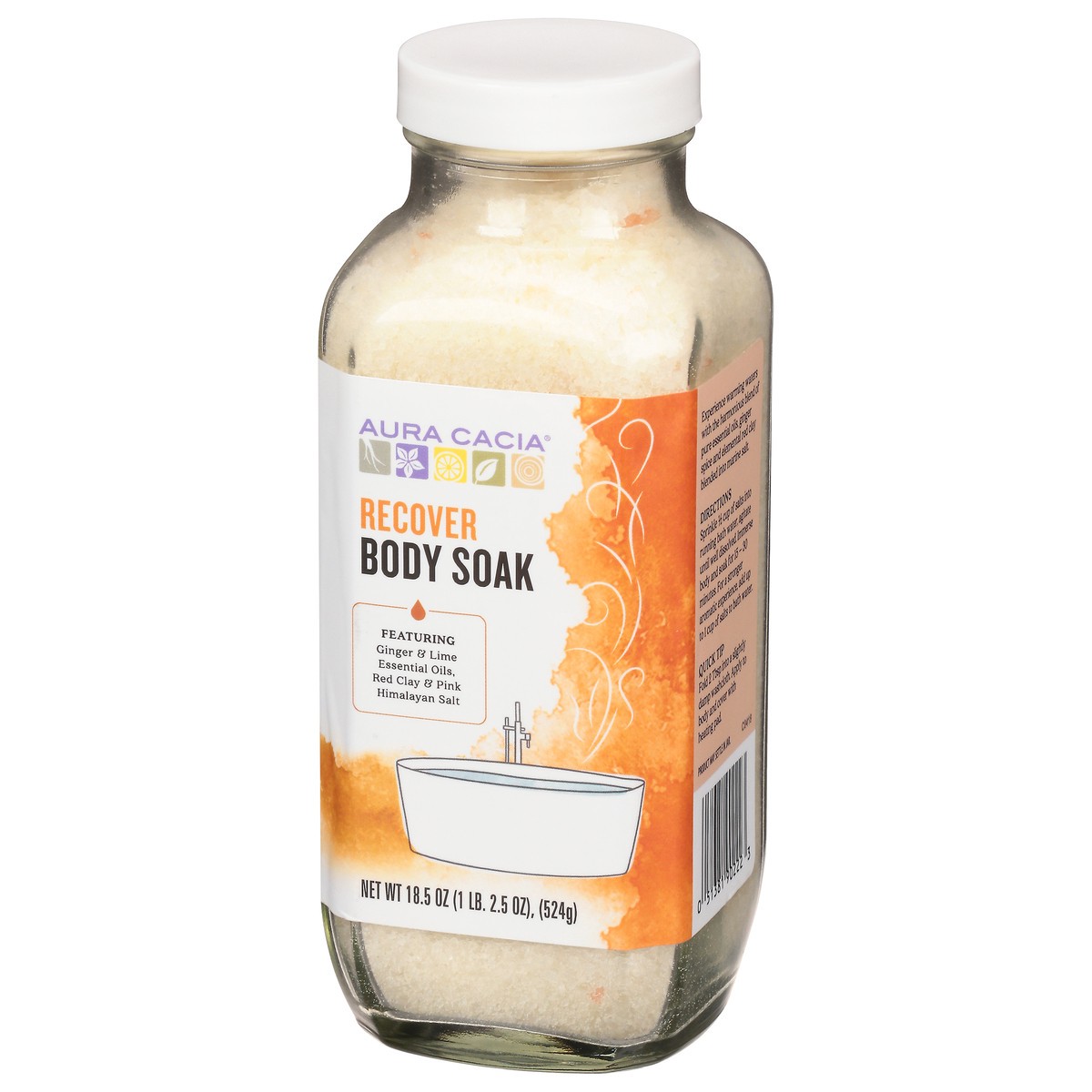 slide 3 of 9, Aura Cacia Recover Body Soak 18.5 oz, 18.5 oz