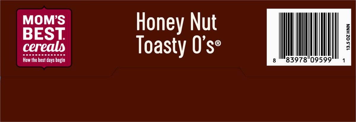 slide 3 of 8, MOM's Best Cereals Mom's Best Honey Nut Toasty O's Breakfast Cereal, 13.5 OZ Box, 13.5 oz