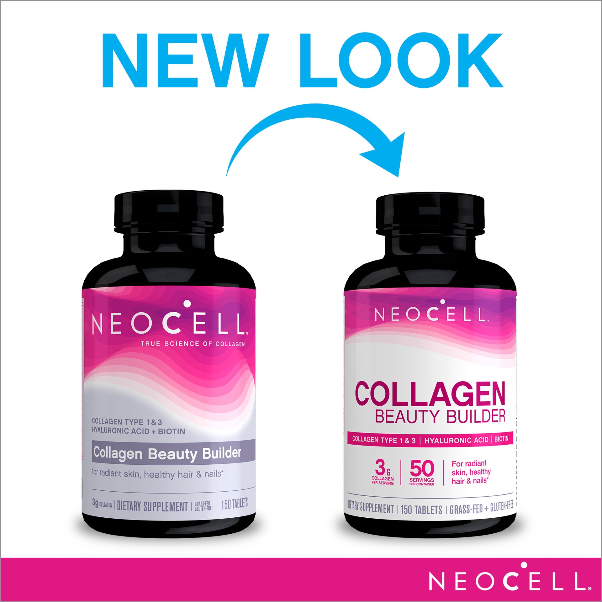 slide 5 of 5, NeoCell Tablets Beauty Builder Collagen 150 ea, 150 ct