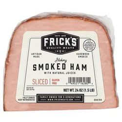Frick's Ham, Boneless Quarter, Hickory, Sliced