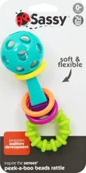 Sassy Peek-A-Boo Beads Rattle - 1 ea