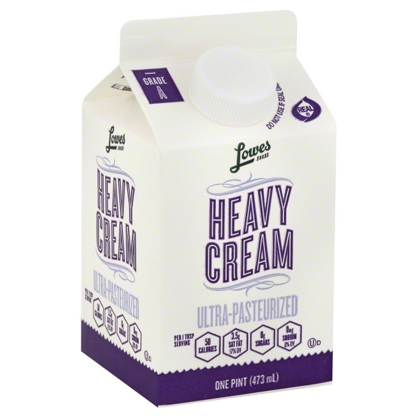 slide 1 of 1, Lowes Foods Heavy Cream, 16 oz