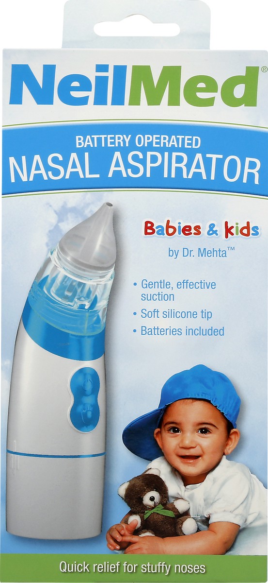 slide 3 of 11, NeilMed Babies & Kids Battery Operated Nasal Aspirator 1 ea, 1 ct