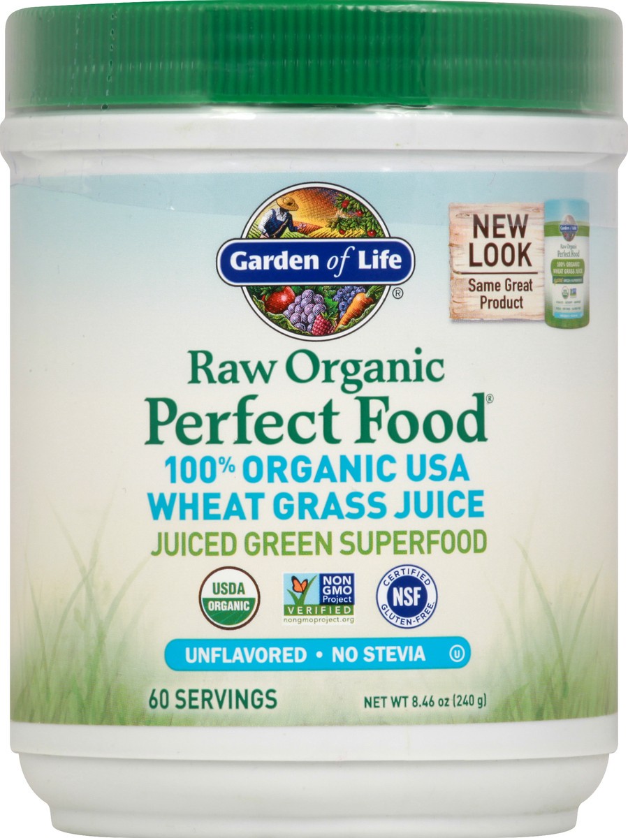 slide 3 of 11, Garden of Life Raw Organic Perfect Food Wheat Grass Juice, 8.46 oz