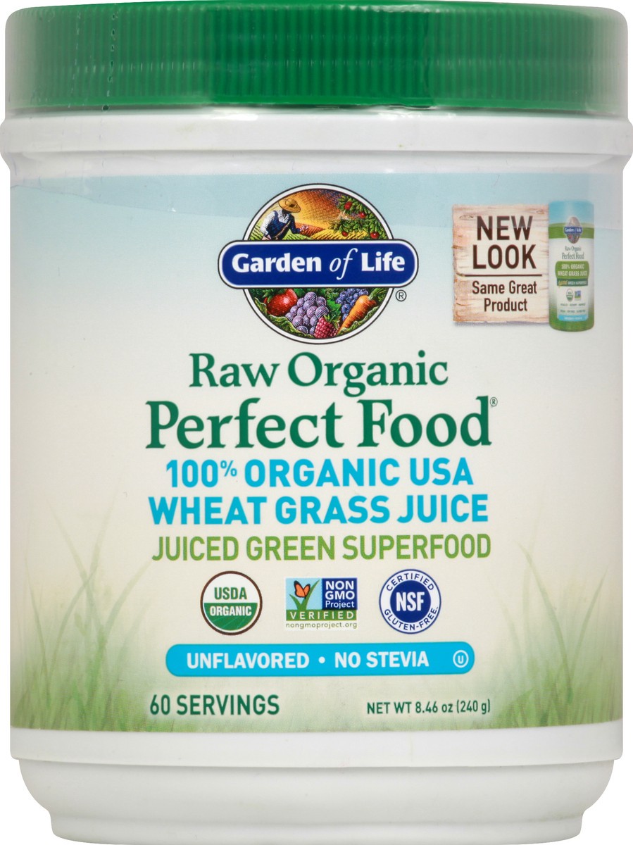 slide 1 of 11, Garden of Life Raw Organic Perfect Food Wheat Grass Juice, 8.46 oz