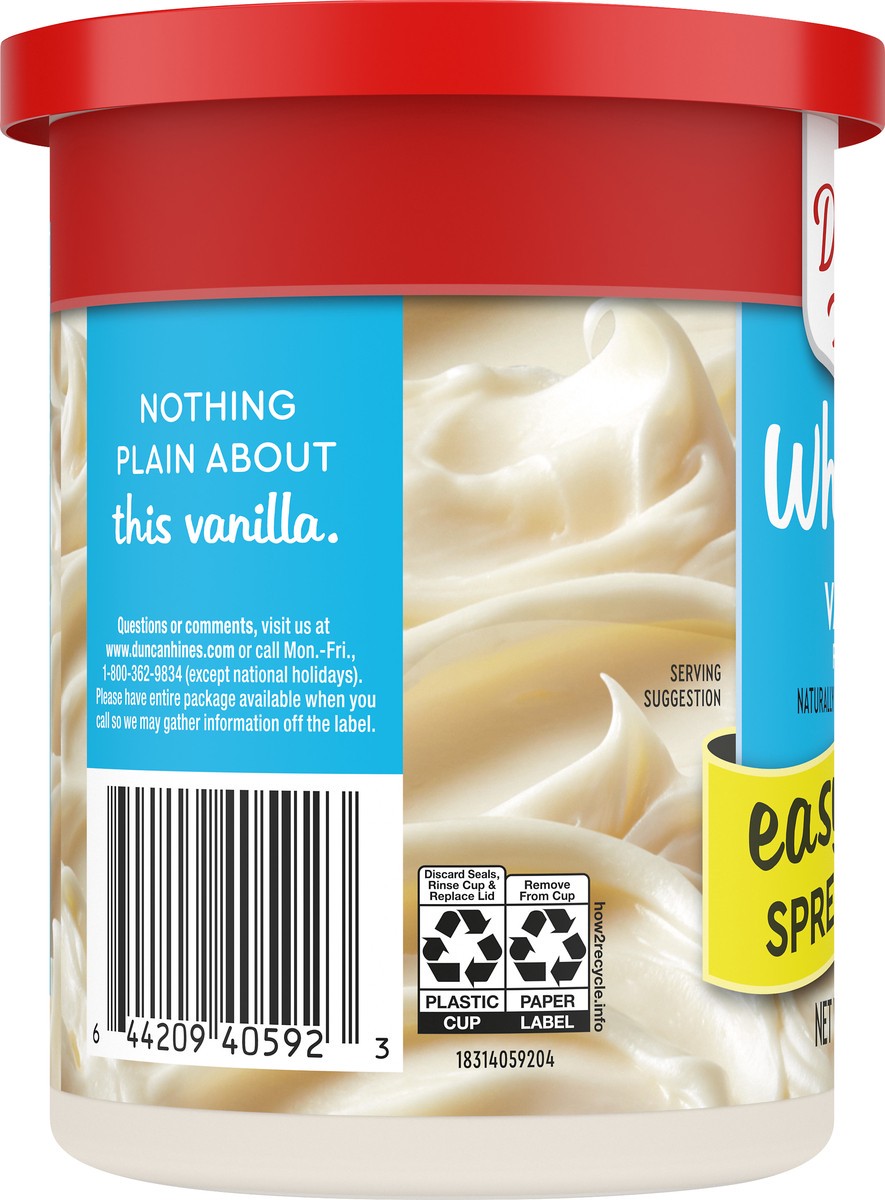 slide 7 of 9, Duncan Hines Whipped Vanilla Frosting 14 oz, 14 oz