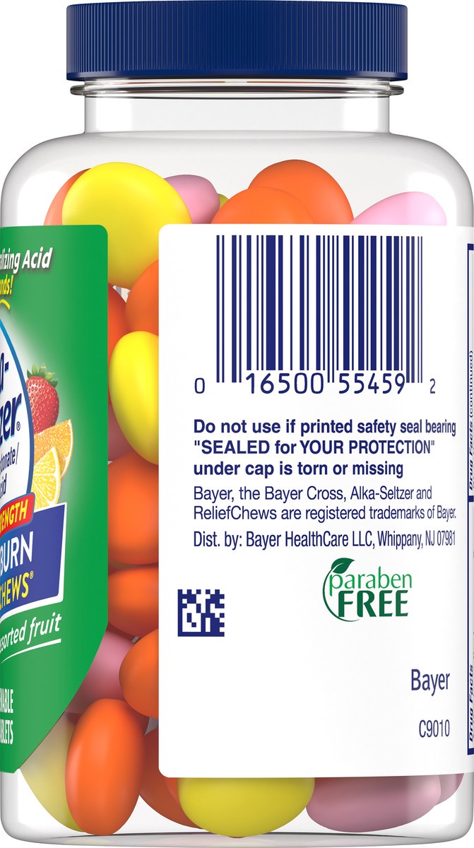 slide 3 of 8, Alka-Seltzer Antacid Fruit Chews, 60 ct