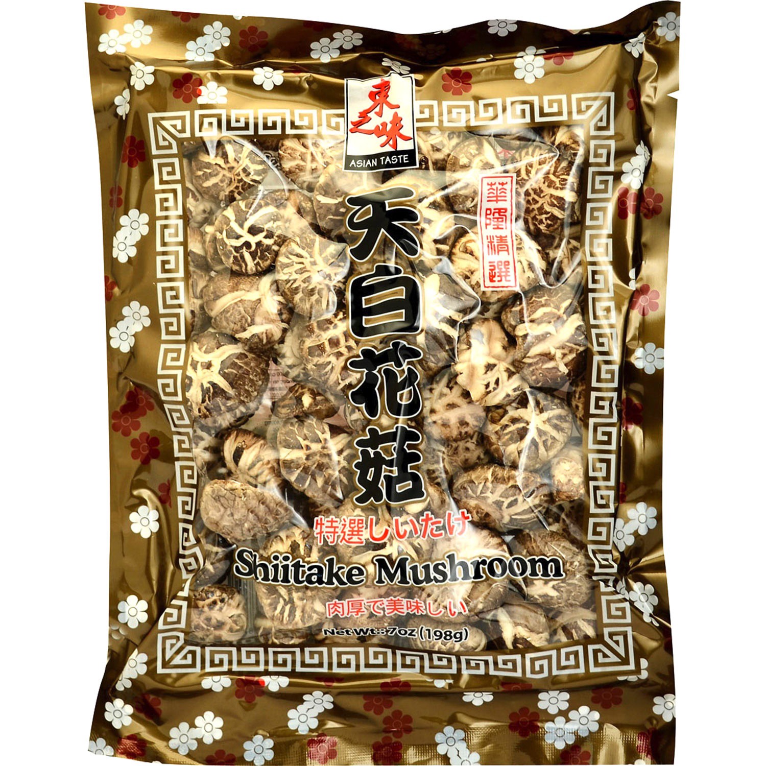 slide 1 of 1, Asian Taste Asn/Tas Dried Mushroom 3-4Cm, 7 oz