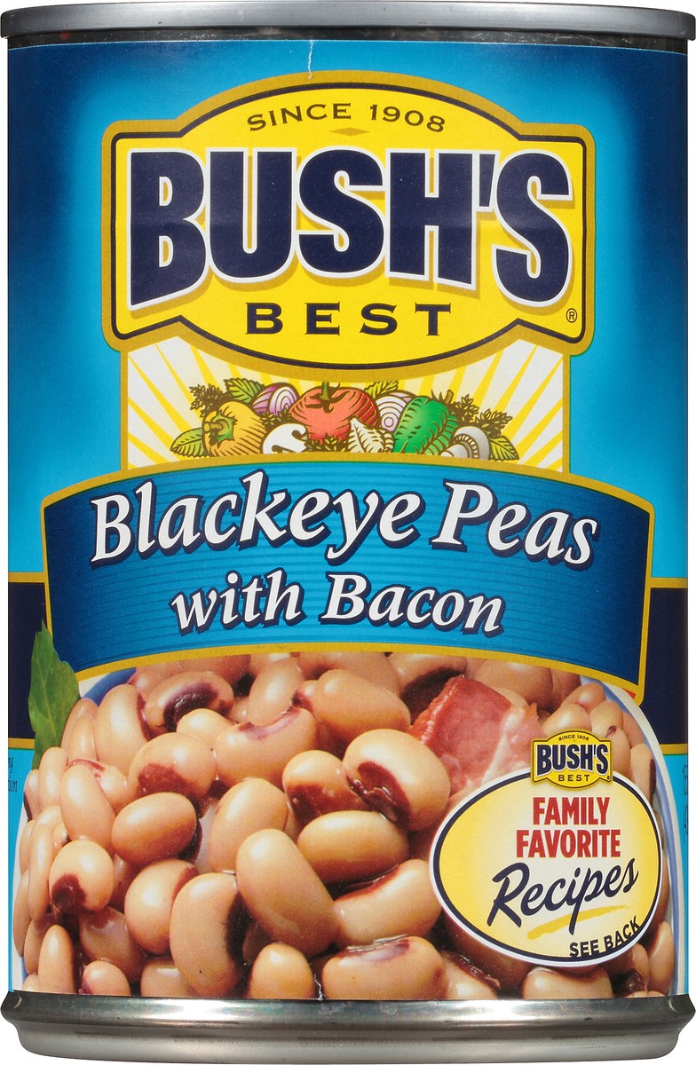 slide 4 of 8, Bush's Best Bush's Blackeye Peas with Bacon 15.5 oz, 15.5 oz