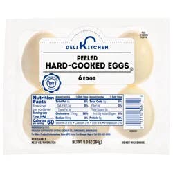 Kroger Deli Kitchen Peeled Hard-Cooked Eggs