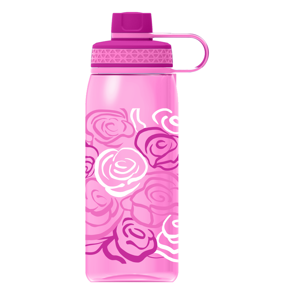 slide 1 of 1, Cool Gear Print System Chug Roses Thermal Beverageware - Pink, 32 oz