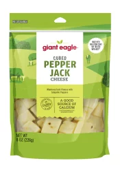 Giant Eagle Pepper Jack Cheese Cubes