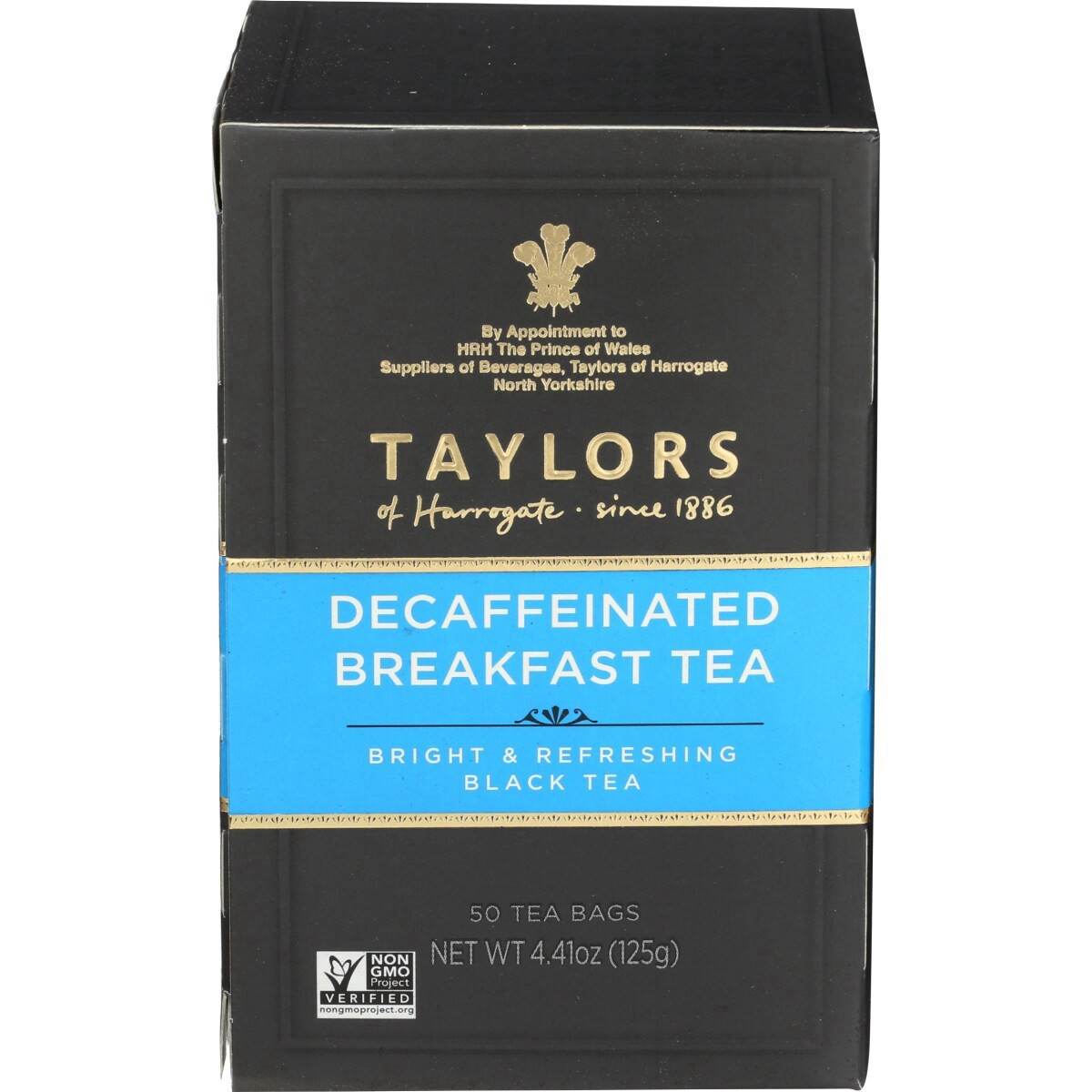 slide 1 of 5, Taylors of Harrogate Decaffeinated Breakfast Tea 50 Tea Bags, 50 ct