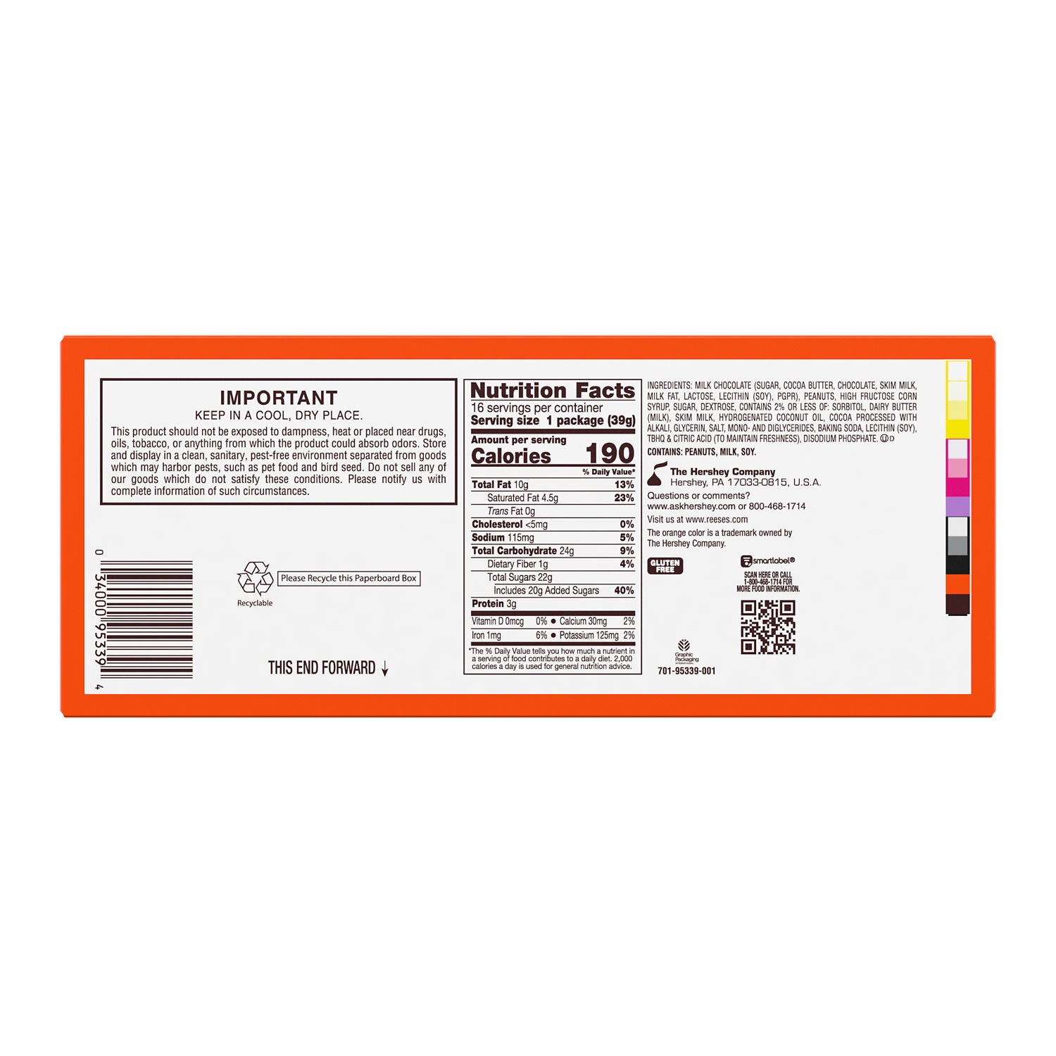slide 4 of 9, Reese's Big Cup Chocolate Lava Milk Chocolate Peanut Butter Cups, Candy Packs, 1.4 oz (16 Count), 1.4 oz