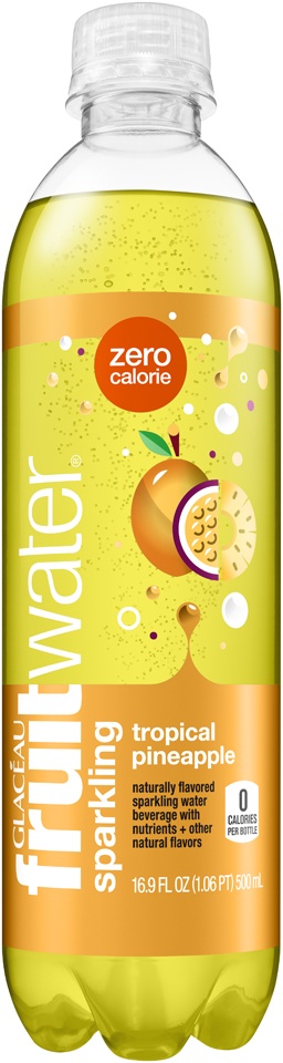 slide 1 of 1, Fruitwater Sparkling Zero Tropical Pineapple - 16.9 fl oz, 16.9 fl oz