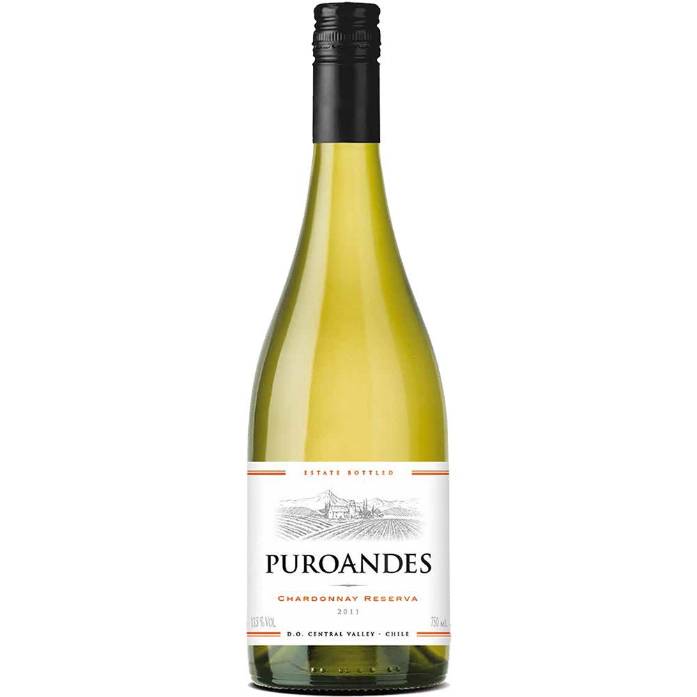 slide 1 of 1, Puroandes Reserve Chardonnay, 750 ml