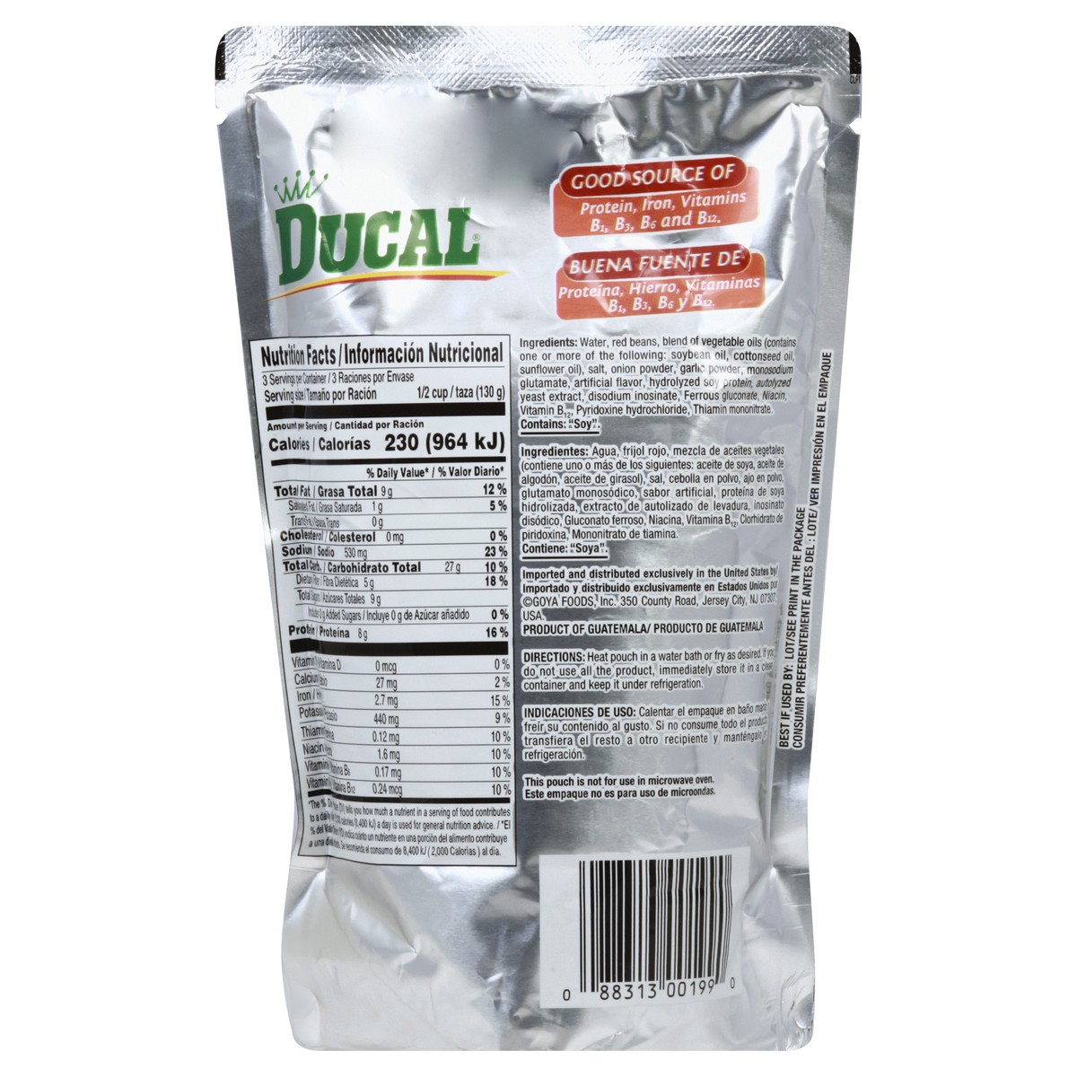 slide 7 of 9, Ducal Refried Beans 14.1 oz, 14.1 oz