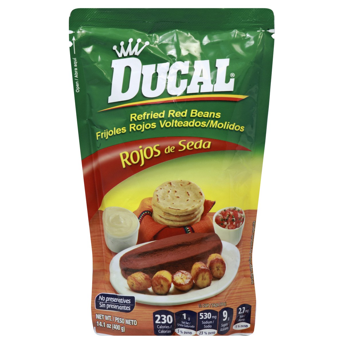 slide 9 of 9, Ducal Refried Beans 14.1 oz, 14.1 oz