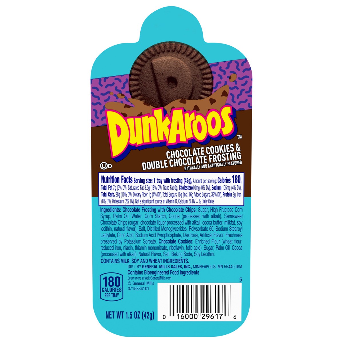 slide 1 of 11, DunkAroos Chocolate Cookies and Double Chocolate Frosting, 1.5 oz, 1.5 oz