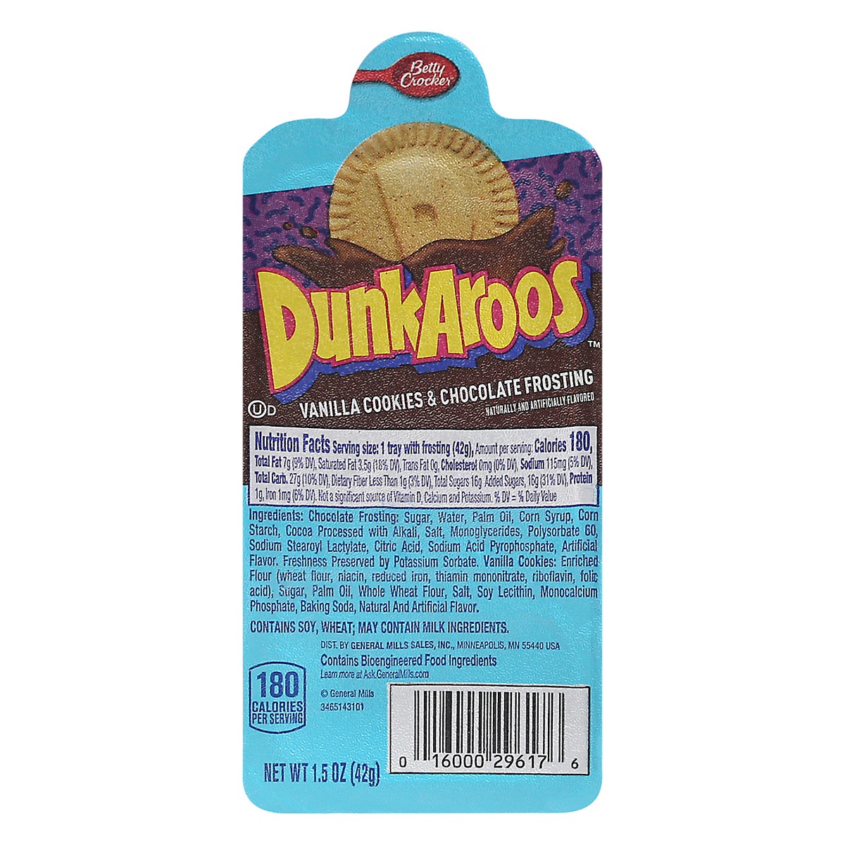 slide 11 of 11, Dunkaroos Vanilla Cookies and Chocolate Frosting, 1.5 oz, 1.5 oz