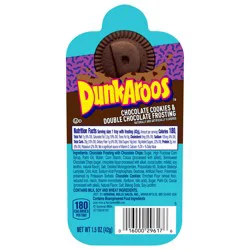 DunkAroos Chocolate Cookies and Double Chocolate Frosting, 1.5 oz