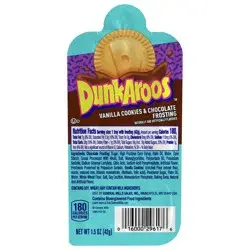 Dunkaroos Vanilla Cookies and Chocolate Frosting, 1.5 oz