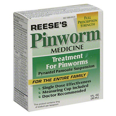 slide 1 of 9, Reese's Full Prescription Strength Pinworm Medicine 1 fl oz, 1 fl oz