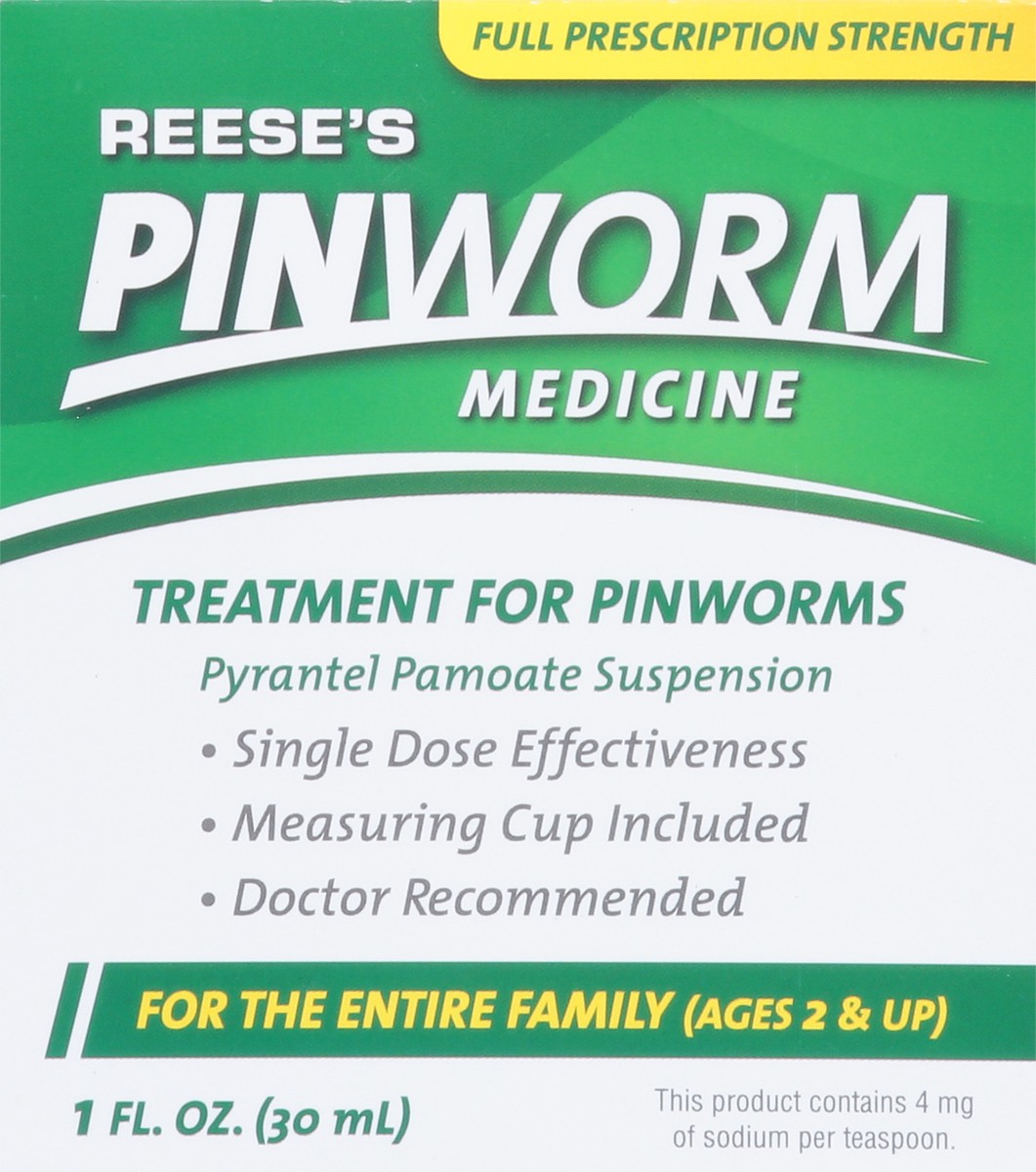 slide 4 of 9, Reese's Full Prescription Strength Pinworm Medicine 1 fl oz, 1 fl oz