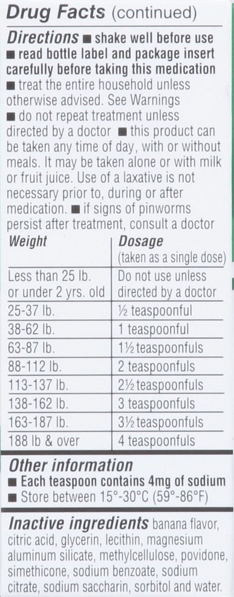 slide 7 of 9, Reese's Full Prescription Strength Pinworm Medicine 1 fl oz, 1 fl oz