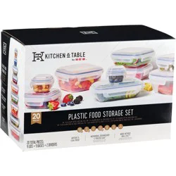 Kitchen & Table by H-E-B Plastic Food Storage Set