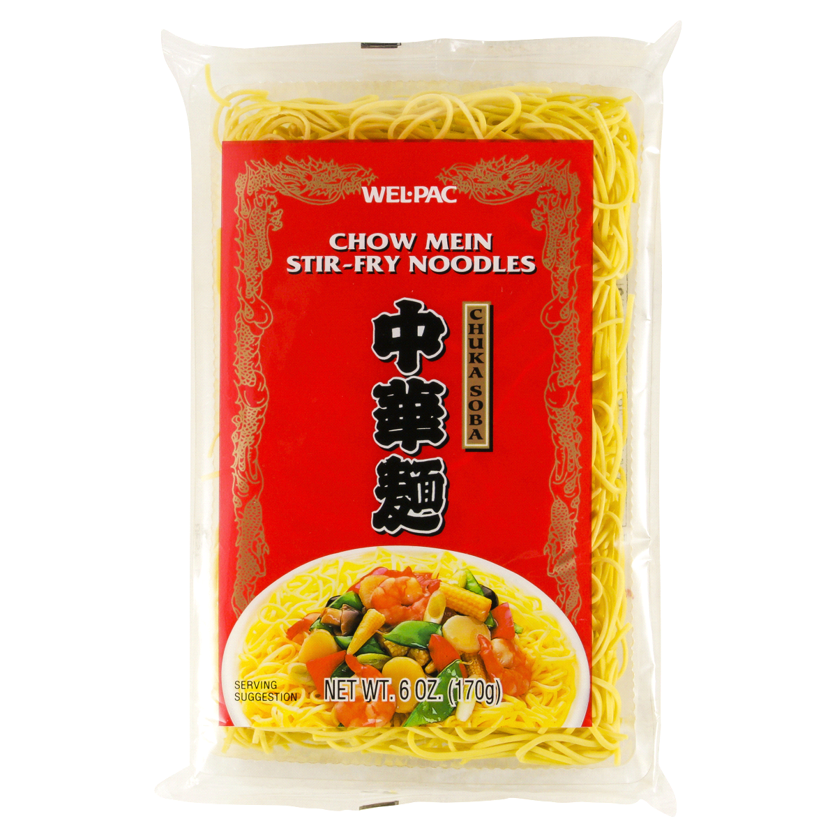slide 1 of 2, Wel-Pac Chow Mein Stir Fry Noodles, 6 oz