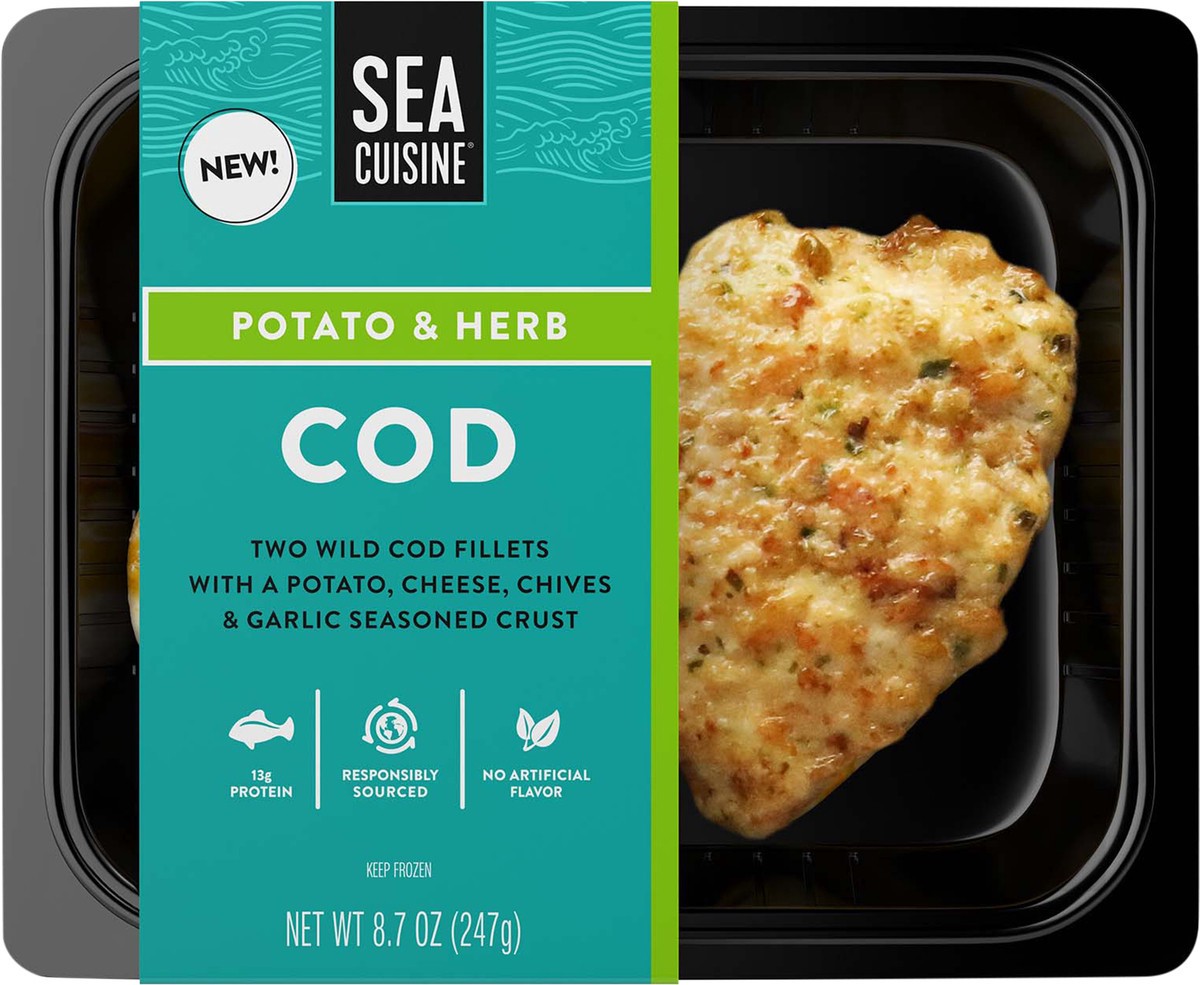 slide 3 of 5, Sea Cuisine Potato & Herb Cod, 8.7 oz, 8.7 oz