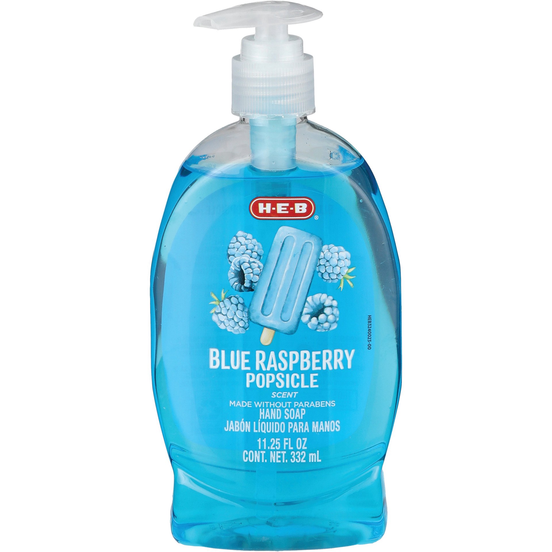 slide 1 of 1, H-E-B Liquid Hand Soap - Blue Raspberry Popsicle Scent, 11.25 oz