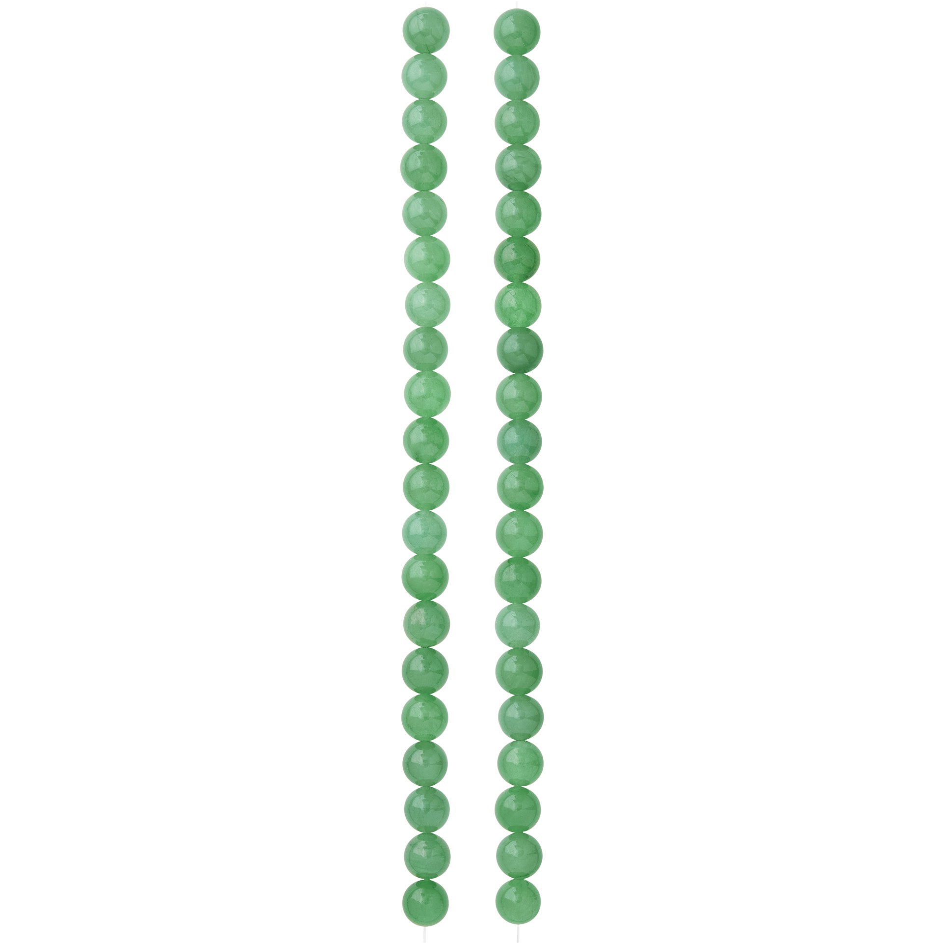 slide 2 of 3, Green Aventurine Round Beads, 8mm By Bead Landing, 8mm