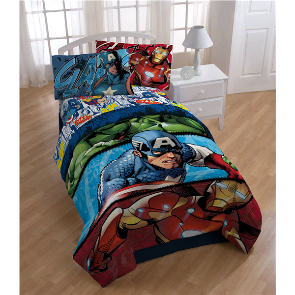 slide 1 of 1, Marvel Avengers Twin Comforter, Twin Size