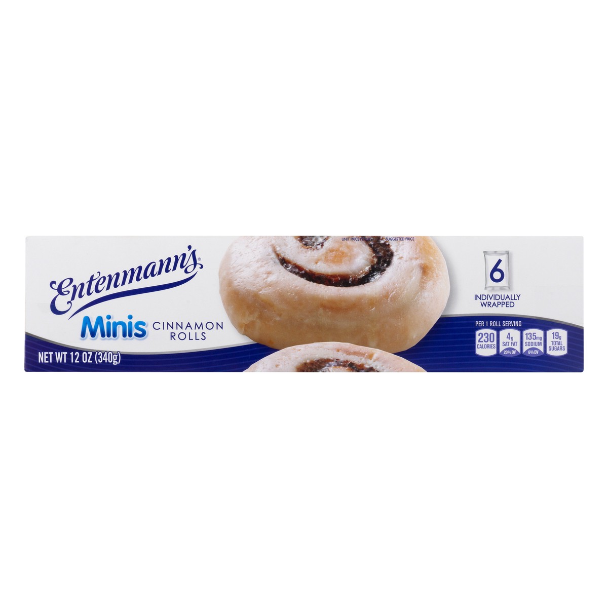 slide 1 of 10, Entenmann's Mini Cinnamon Rolls, 12 oz