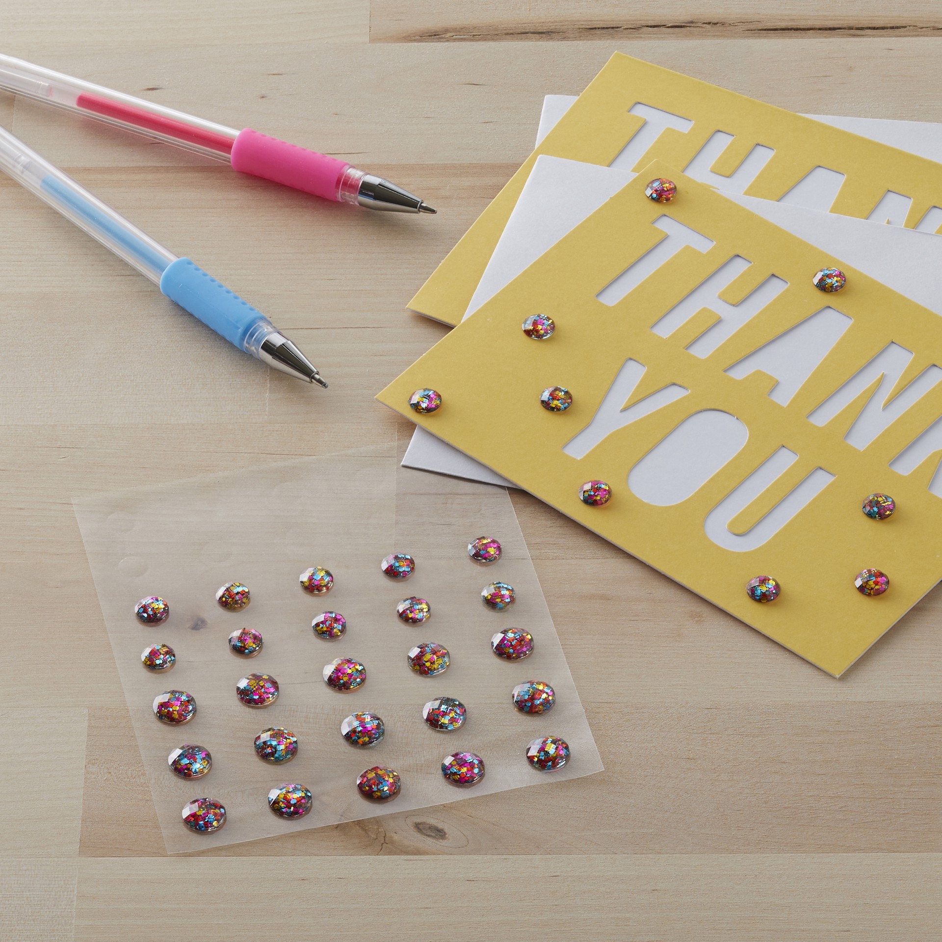 slide 2 of 6, Multi Dots Bling Stickers By Recollections, 4 in x 6 in