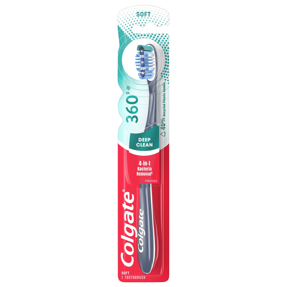 slide 1 of 7, Colgate 360 Toothbrush Soft Full, 1 ct