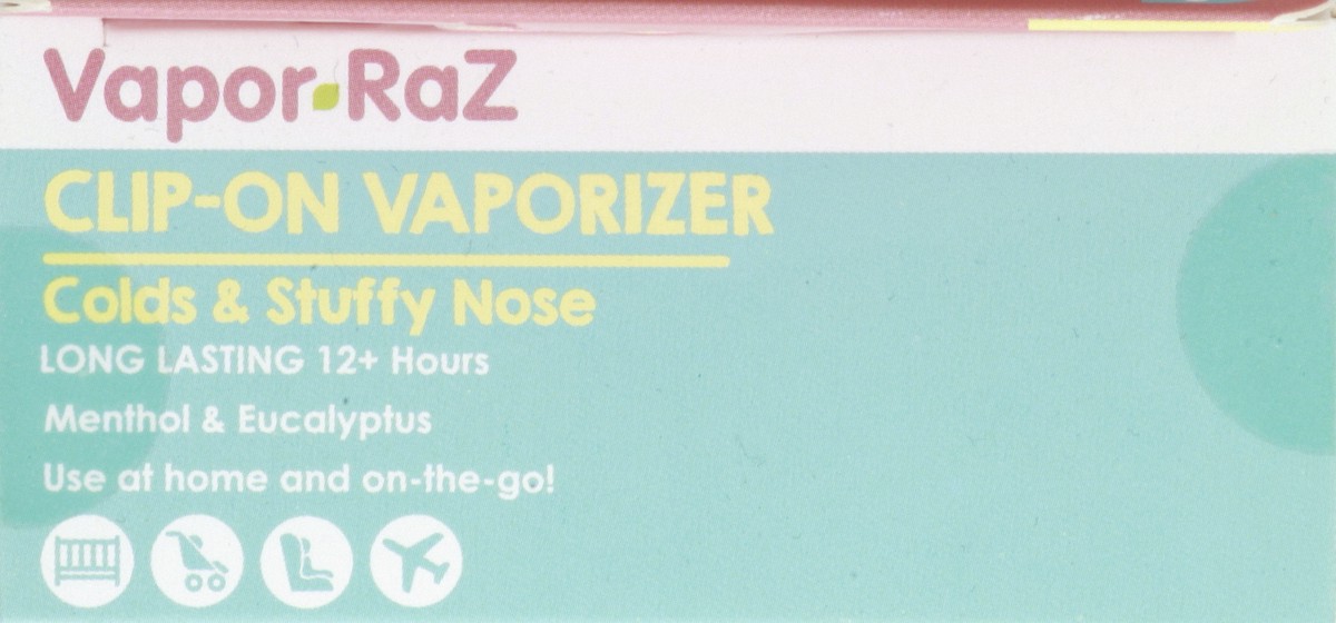 slide 8 of 11, Vapor Raz 3+ Months Colds & Stuffy Nose Clip-On Vaporizer 1 ea, 1 ct