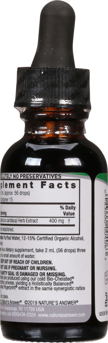 slide 7 of 9, Nature's Answer 1200 mg Motherwort Extract 1 fl oz, 1 fl oz