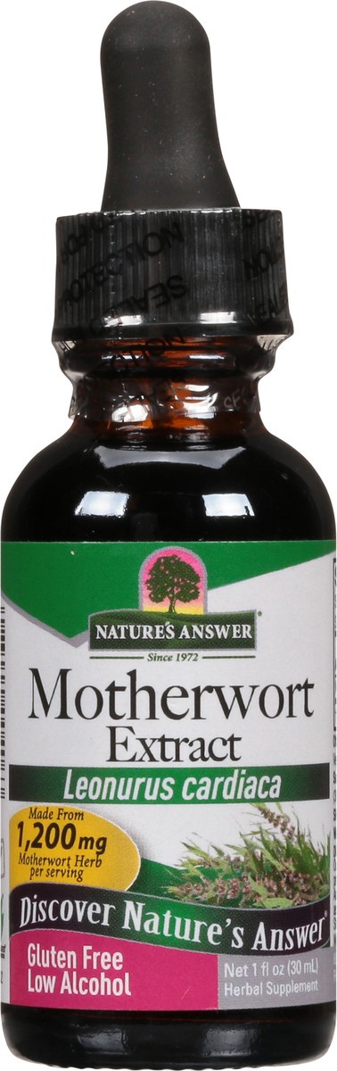 slide 3 of 9, Nature's Answer 1200 mg Motherwort Extract 1 fl oz, 1 fl oz