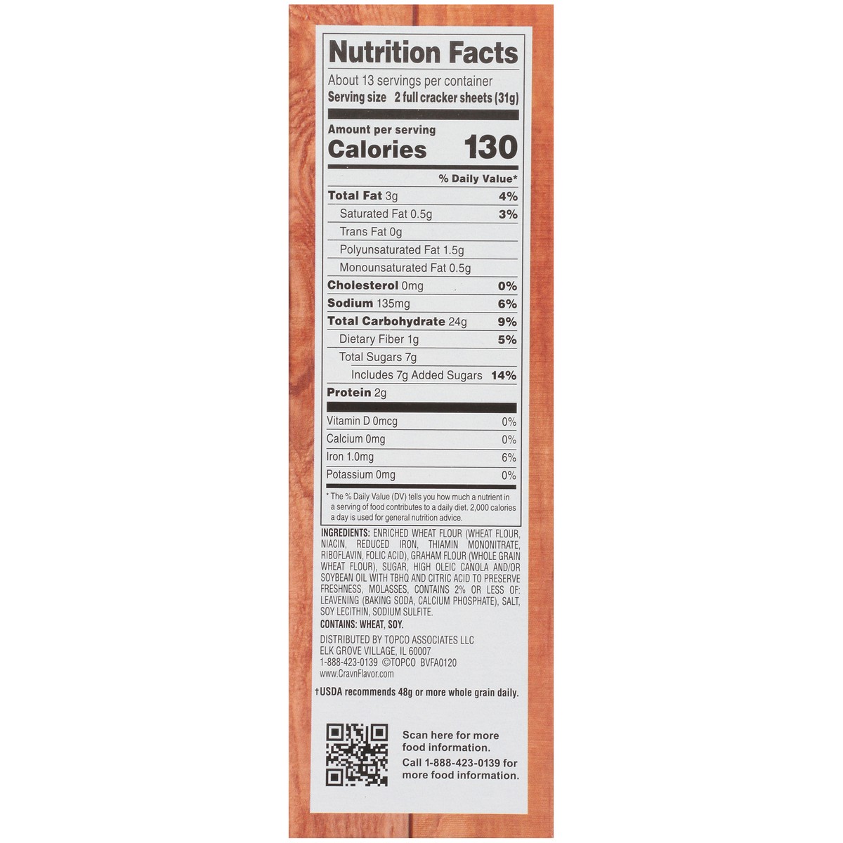 slide 4 of 9, Crav'n Flavor Graham Crackers-Crav'N Flavor, 14.4 oz