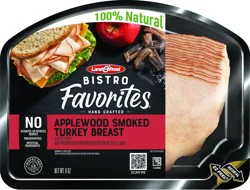 Land O' Frost Bistro Favorites Lunch Meat Applewood Smoked Turkey Breast 8 oz