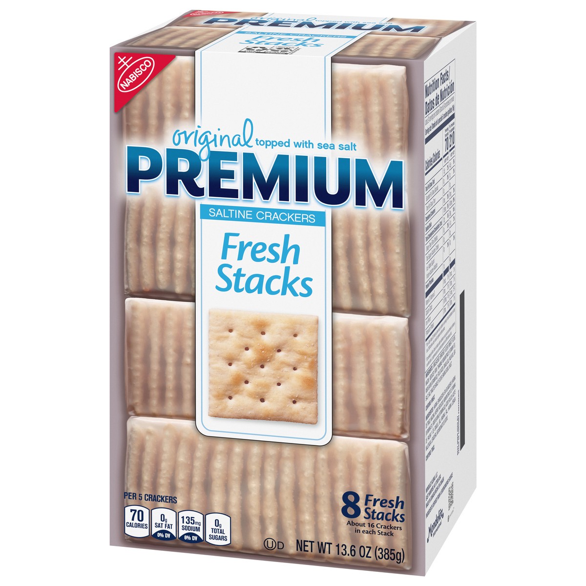 slide 3 of 9, Premium Original Saltine Crackers, 13.6 oz