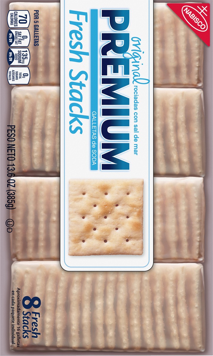 slide 5 of 9, Premium Original Saltine Crackers, 13.6 oz