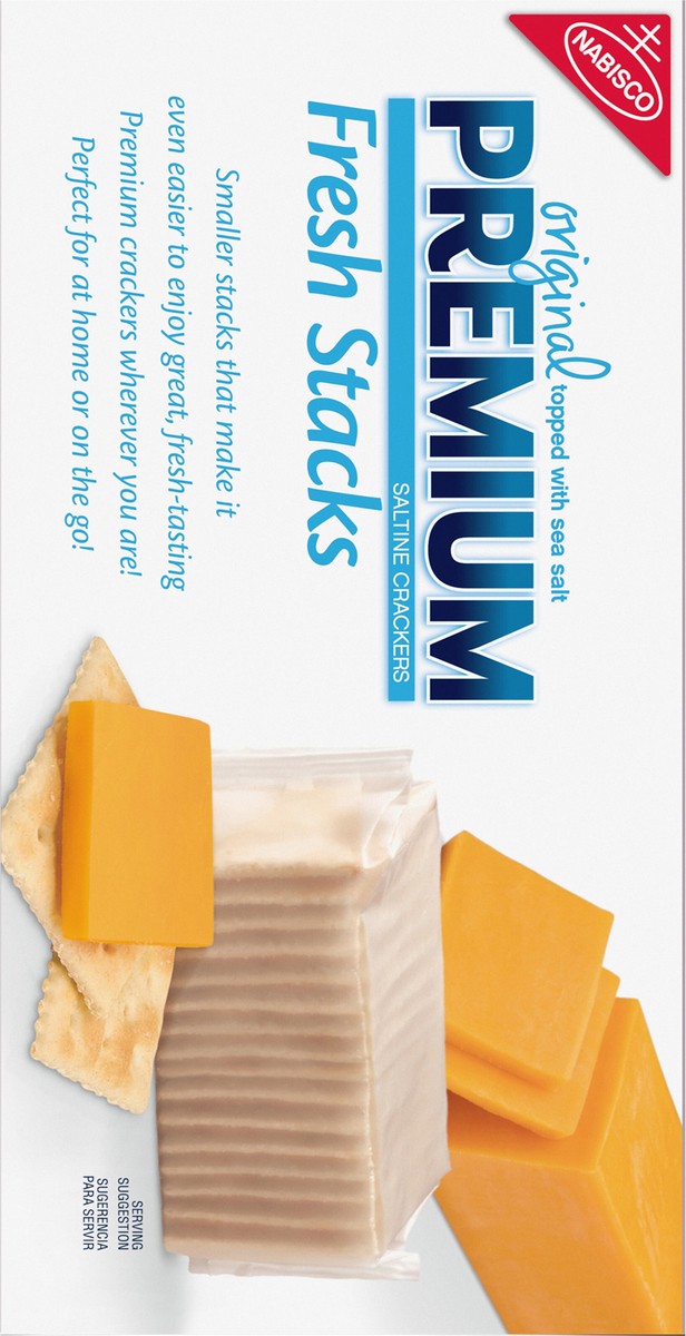 slide 7 of 9, Premium Original Saltine Crackers, 13.6 oz